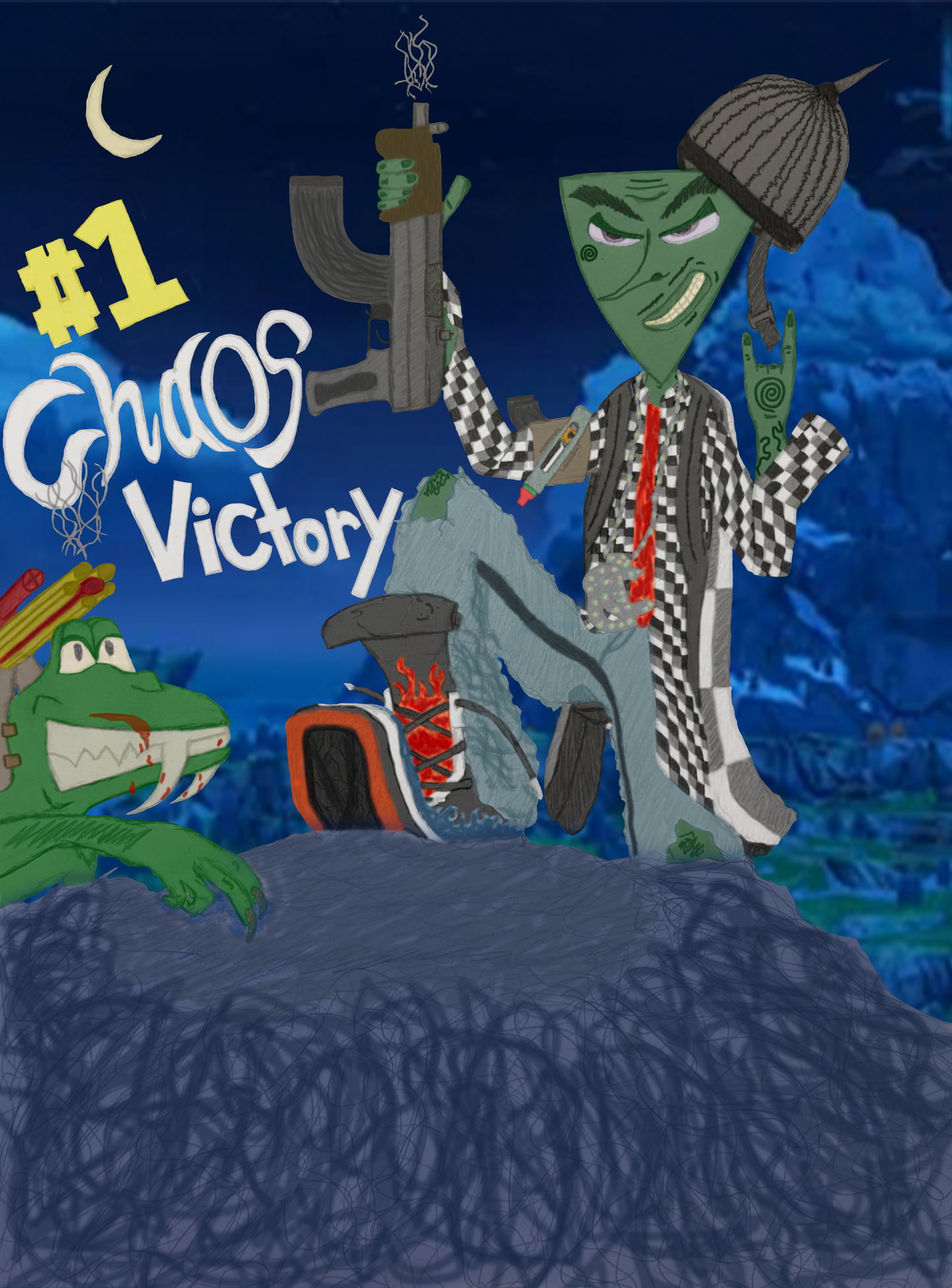 Beau Chaos Art Gallery "Chaos Victory" Photo Paper Poster