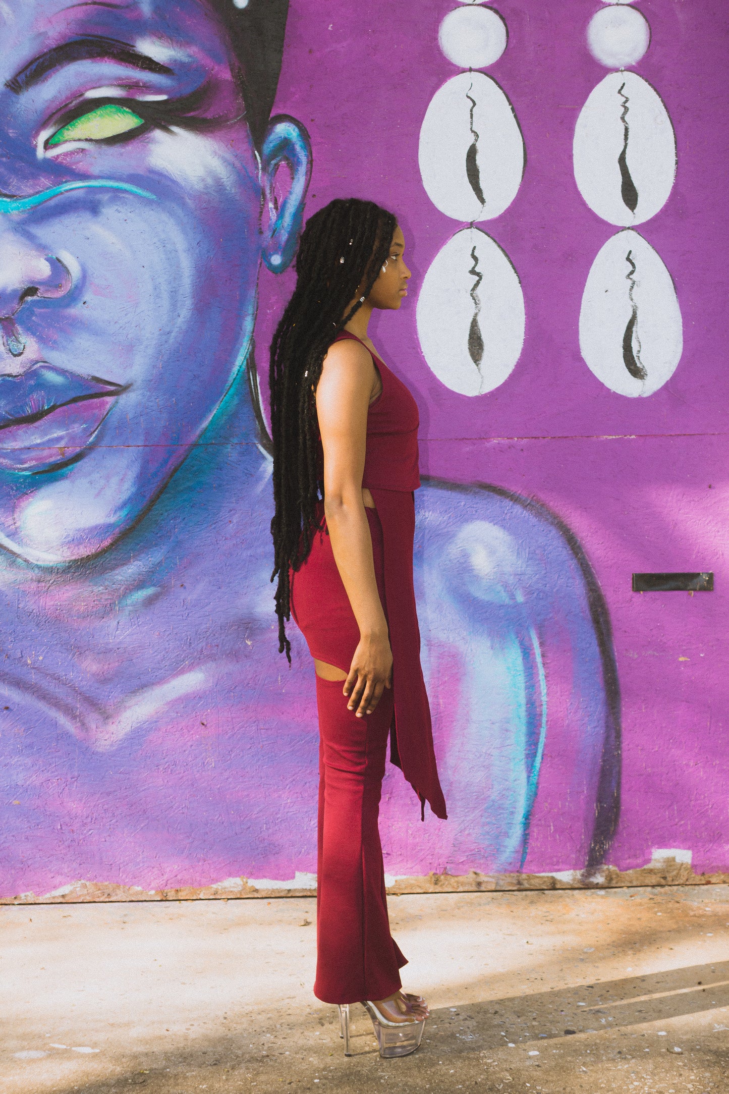 Beau Chaos Women’s Butt Slit Bell Bottoms