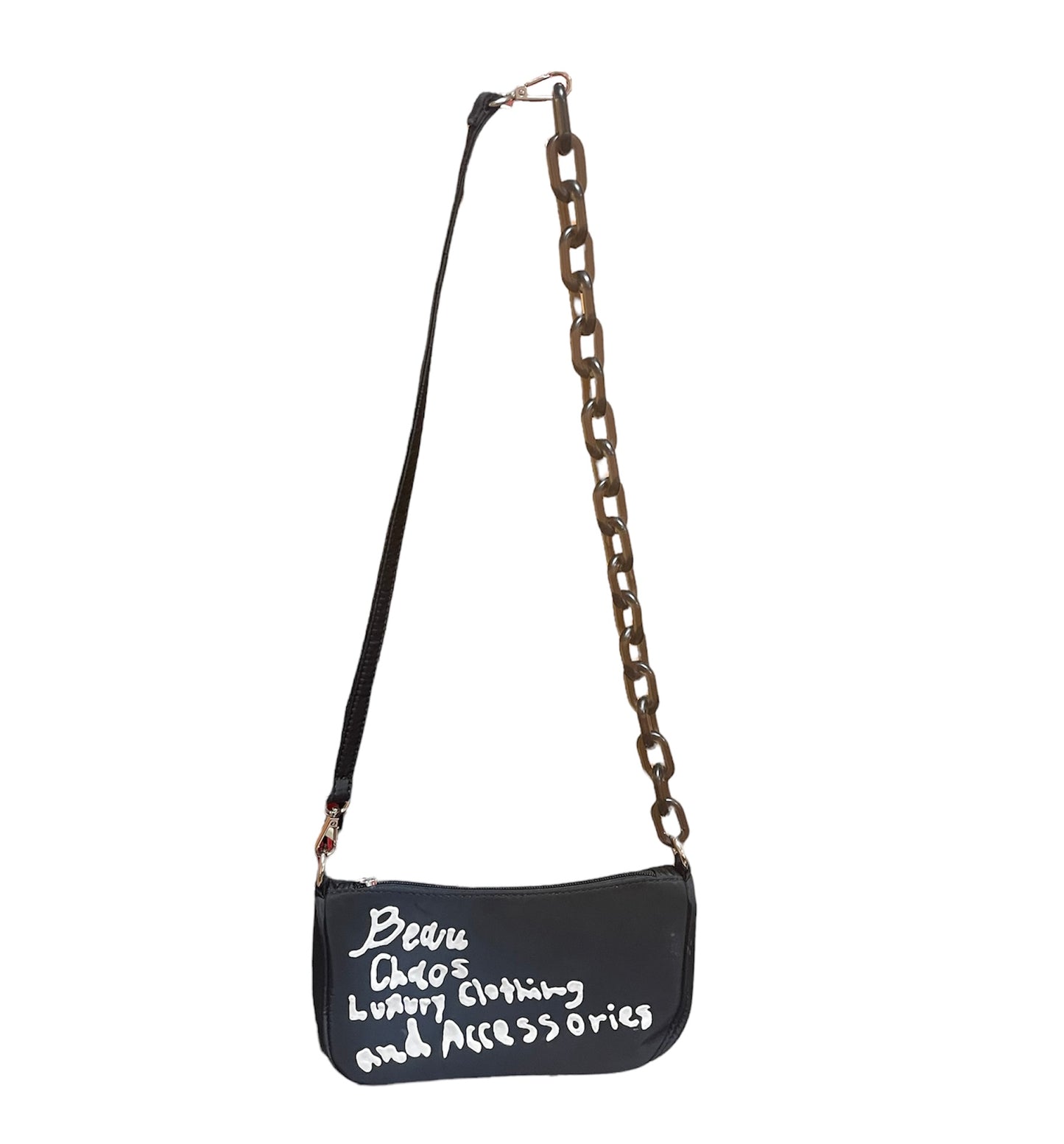 Beau Chaos Women’s “Sloppy Beau Chaos” Logo Crossbody Bag