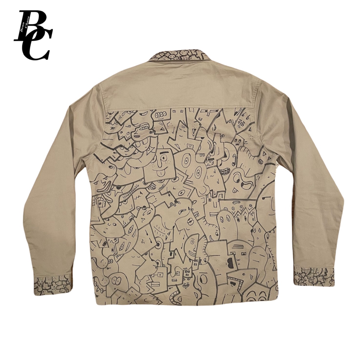 Beau Chaos Men’s “Face Chaos” Logo Jacket