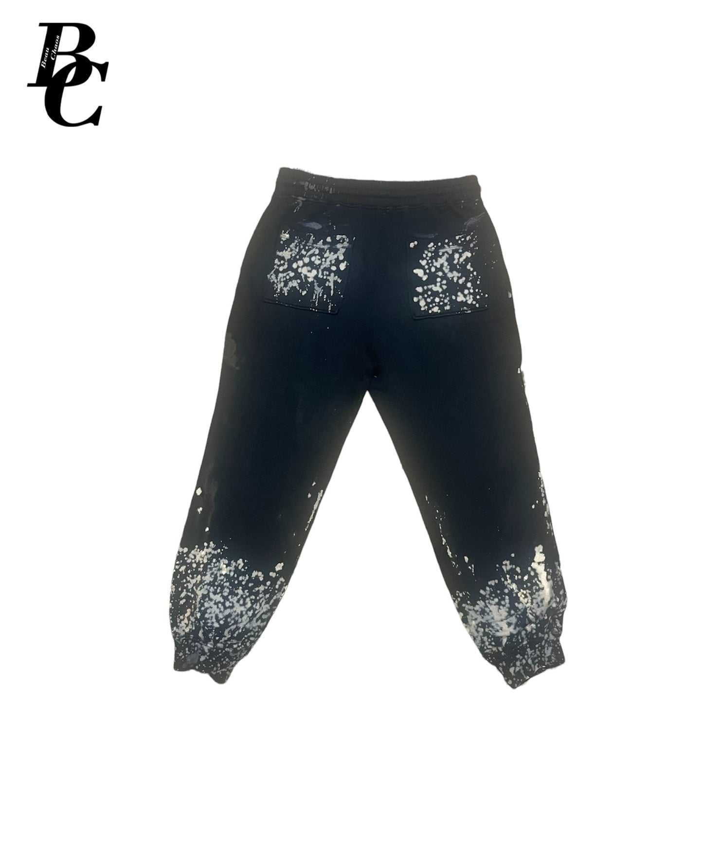 Beau Chaos Men’s Bleached “Sloppy” Logo Lounge Joggers