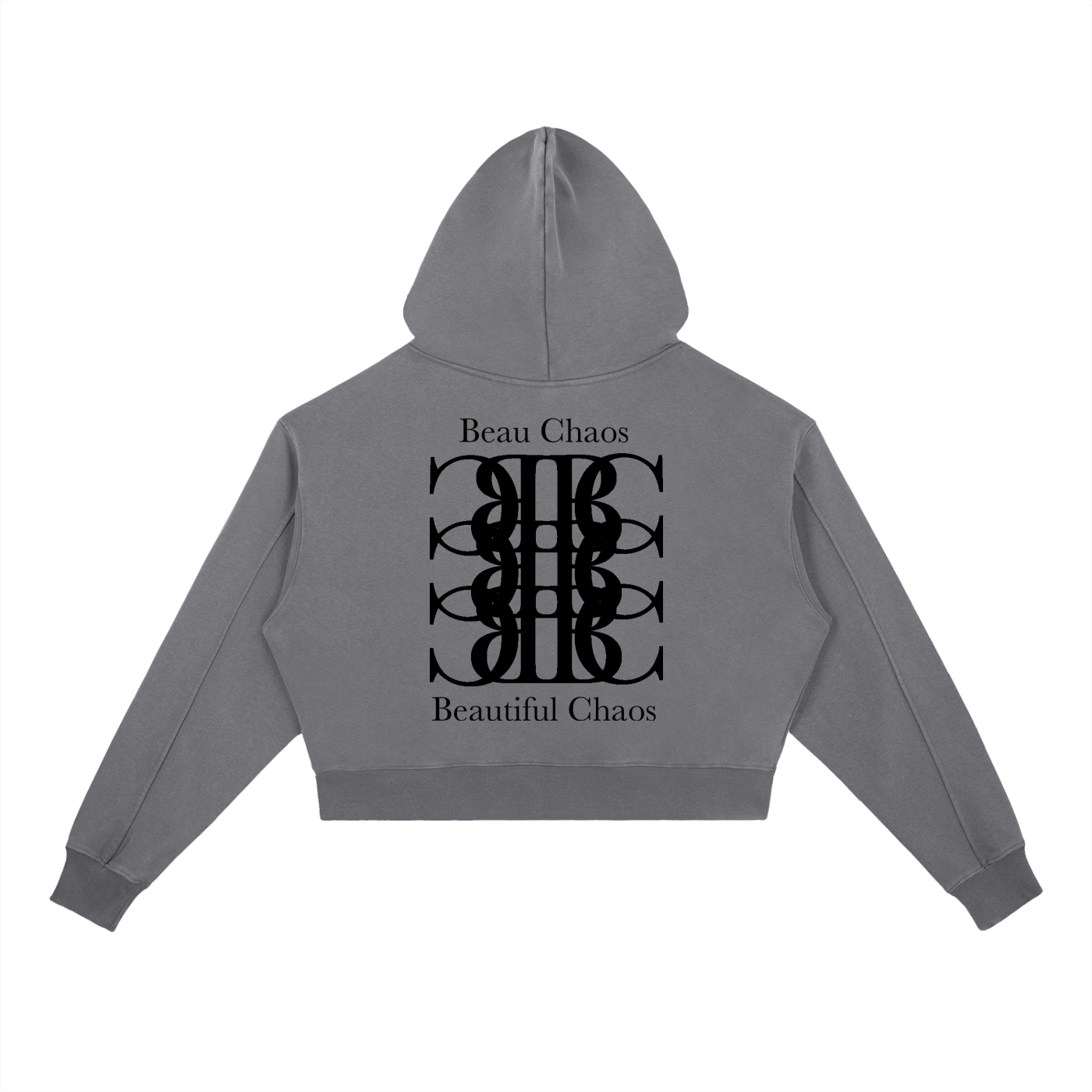 Beau Chaos Women's "BC Perspective & BC Stack" Logo Vintage Washed Heavyweight Hoodie