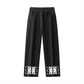 Beau Chaos Women's "Name & BC Mirror" Logo Drawstring Straight-Leg Sweatpants
