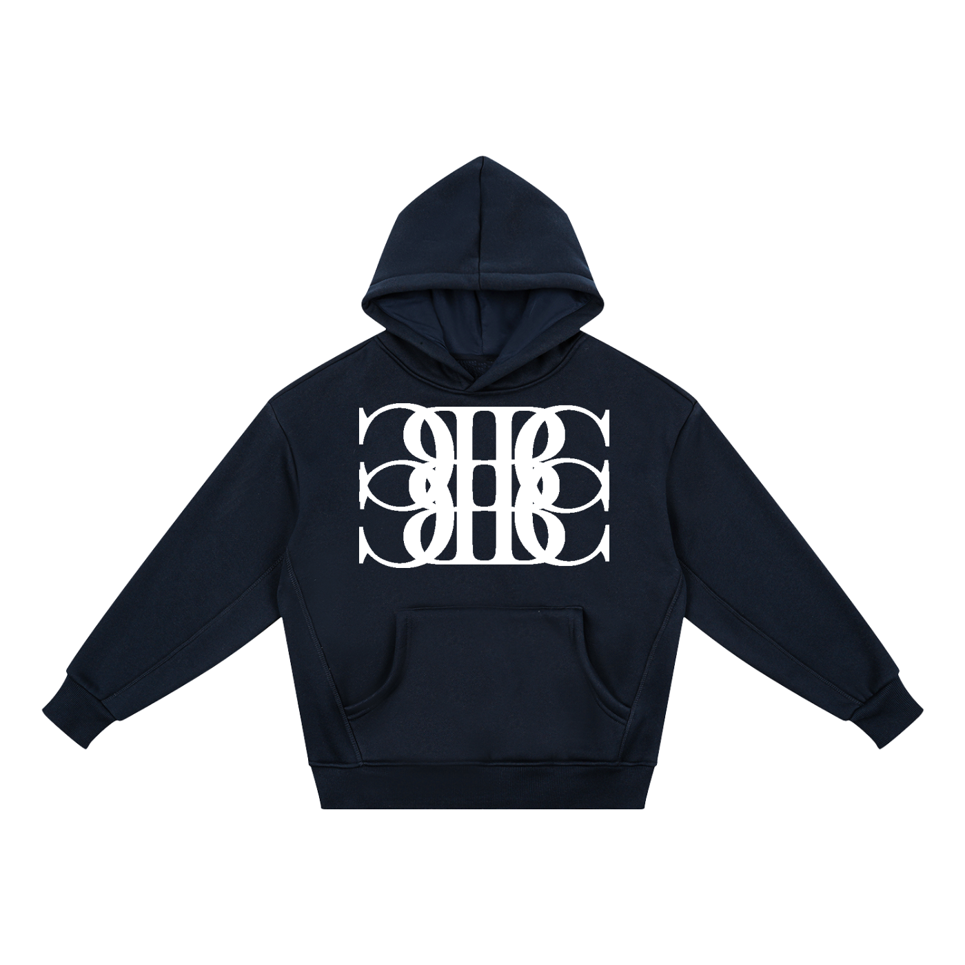 Beau Chaos Kids' "BC Mirror & Name" Logo Hoodie