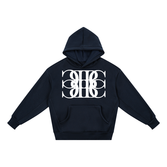 Beau Chaos Kids' "BC Mirror & Name" Logo Hoodie