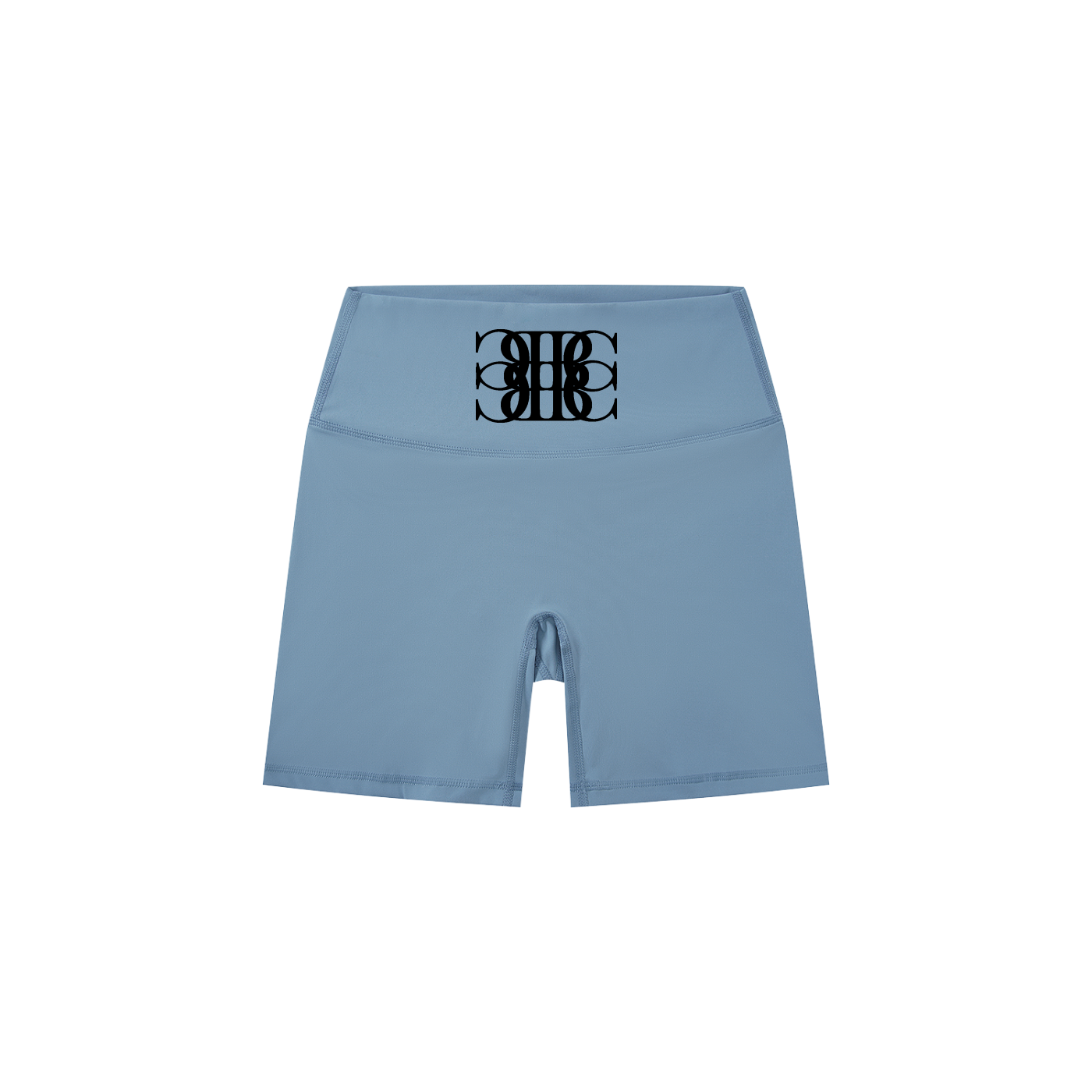 Beau Chaos Women's "BC Mirror" Logo High-Waisted Biker Shorts