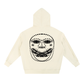 Beau Chaos Unisex "BC Mirror & Face Phase 2" Logo Contrast Tape Raw Edge Double Layered Zip Hoodie