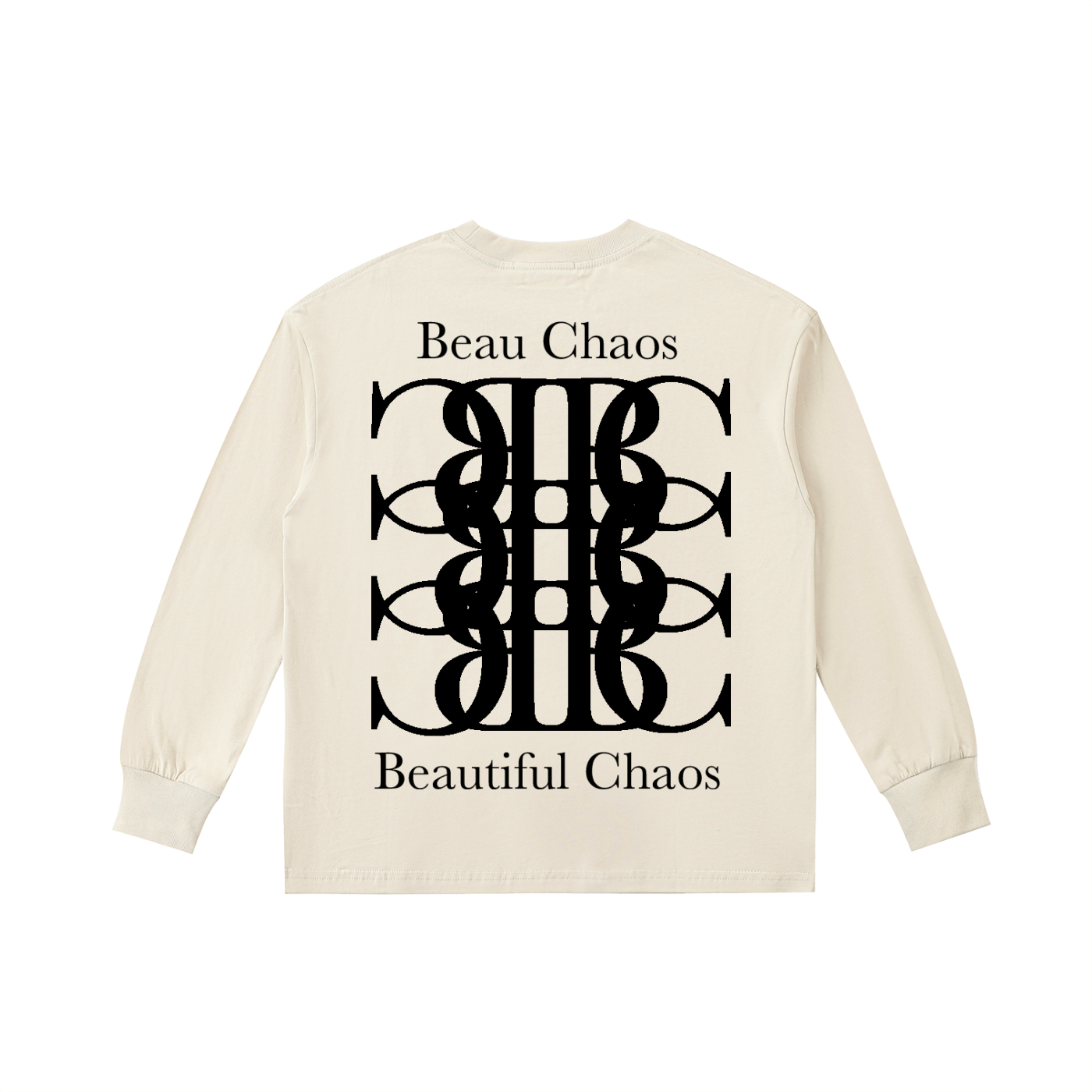 Beau Chaos Kids' "BC Mirror & BC Stack" Logo Quick-Dry Long-Sleeve Tee