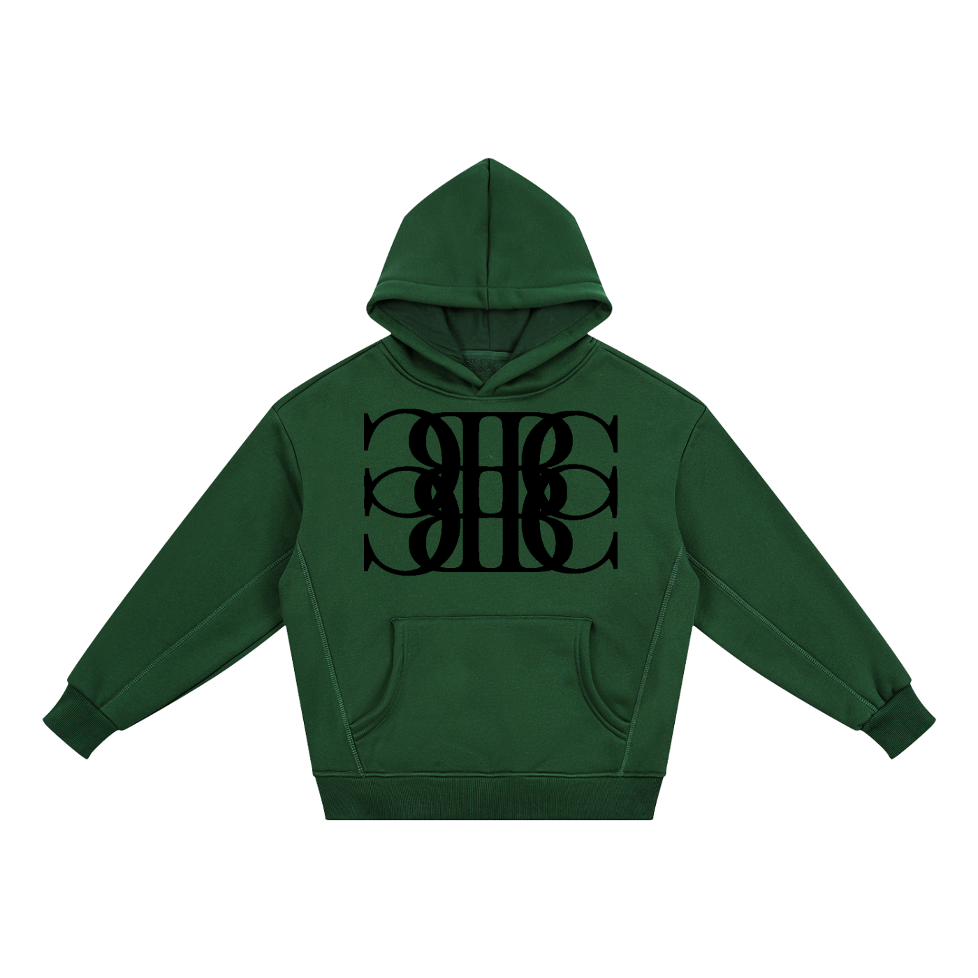 Beau Chaos Kids' "BC Mirror & Name" Logo Hoodie