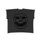 Beau Chaos Unisex "Face Phase 1 & 2" Logo Raw Edge Boxy Non-Shrink T-Shirt