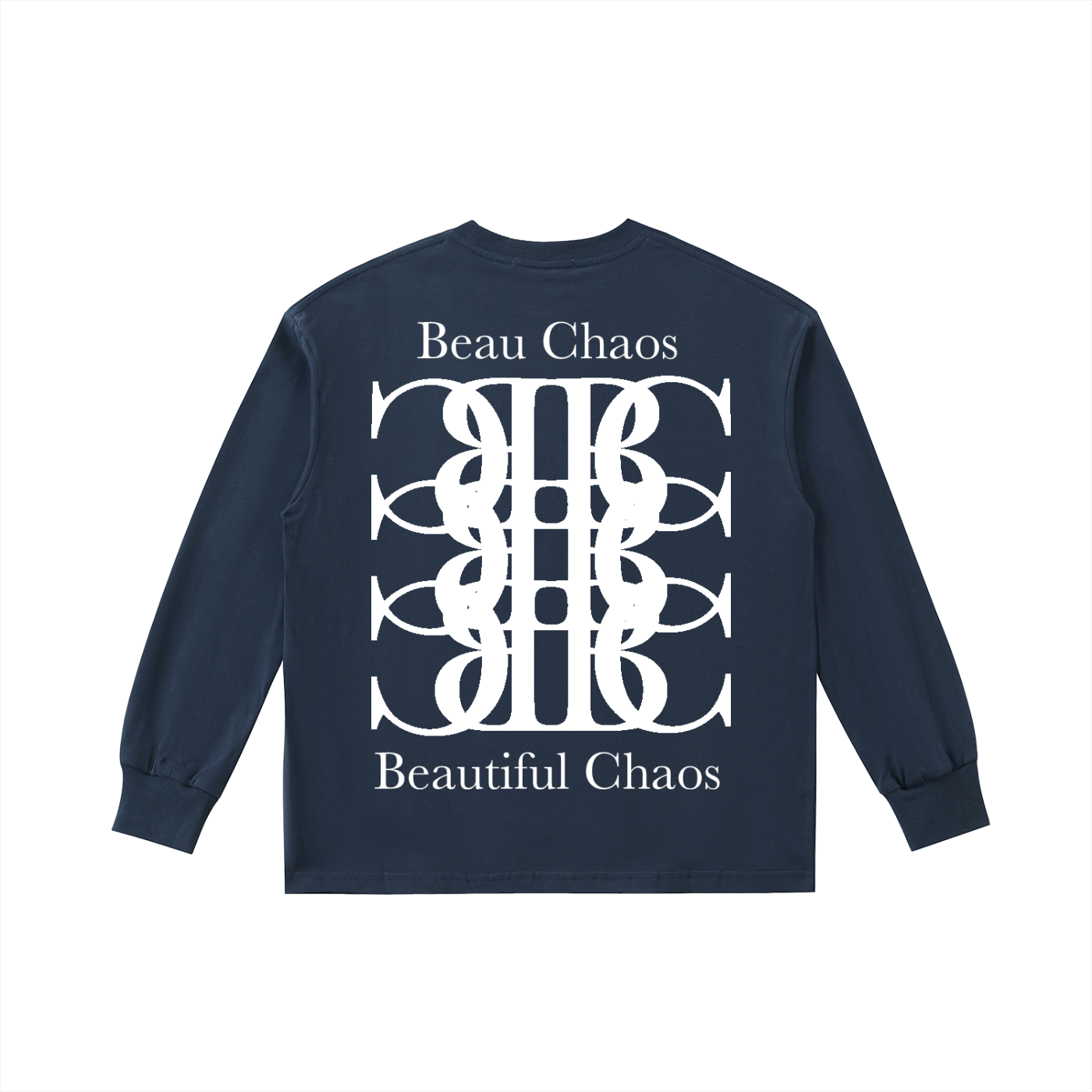 Beau Chaos Kids' "BC Mirror & BC Stack" Logo Quick-Dry Long-Sleeve Tee
