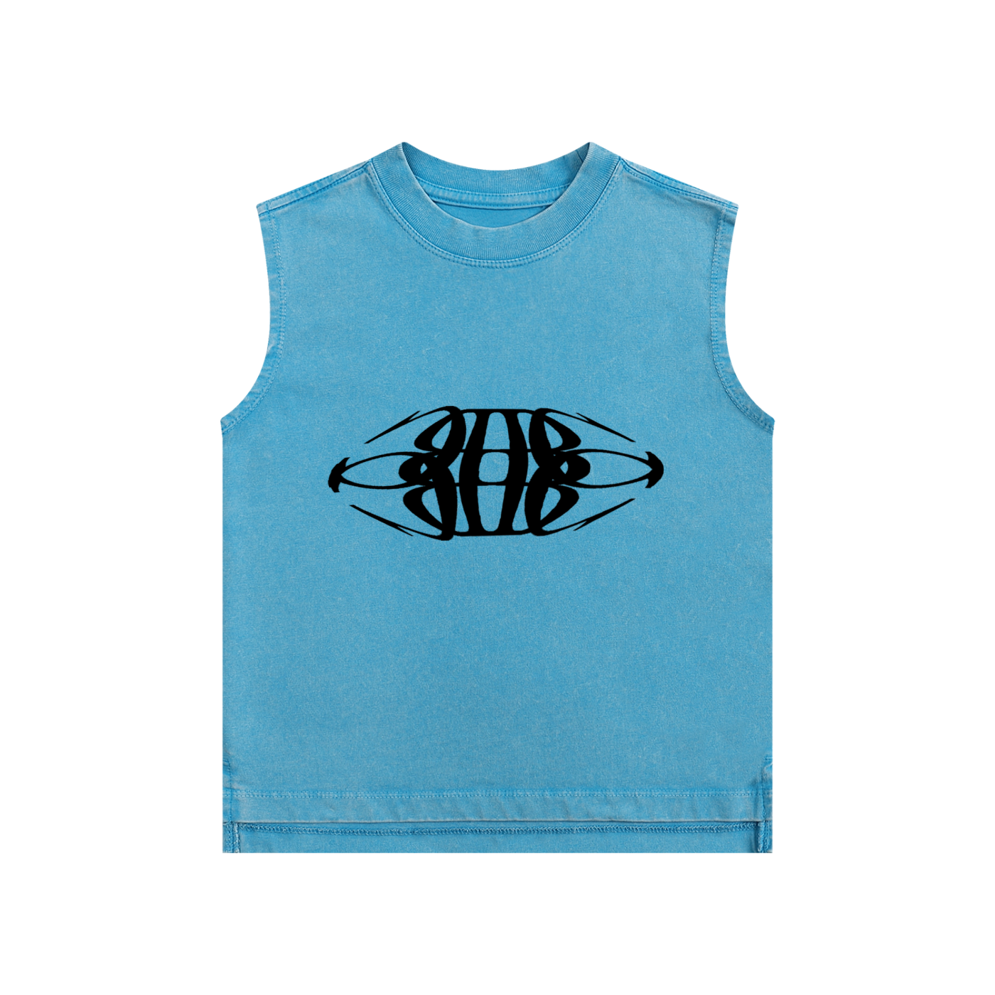 Beau Chaos Kids' "Tall & Wide Stretch" Logo Snow Washed Tank Top