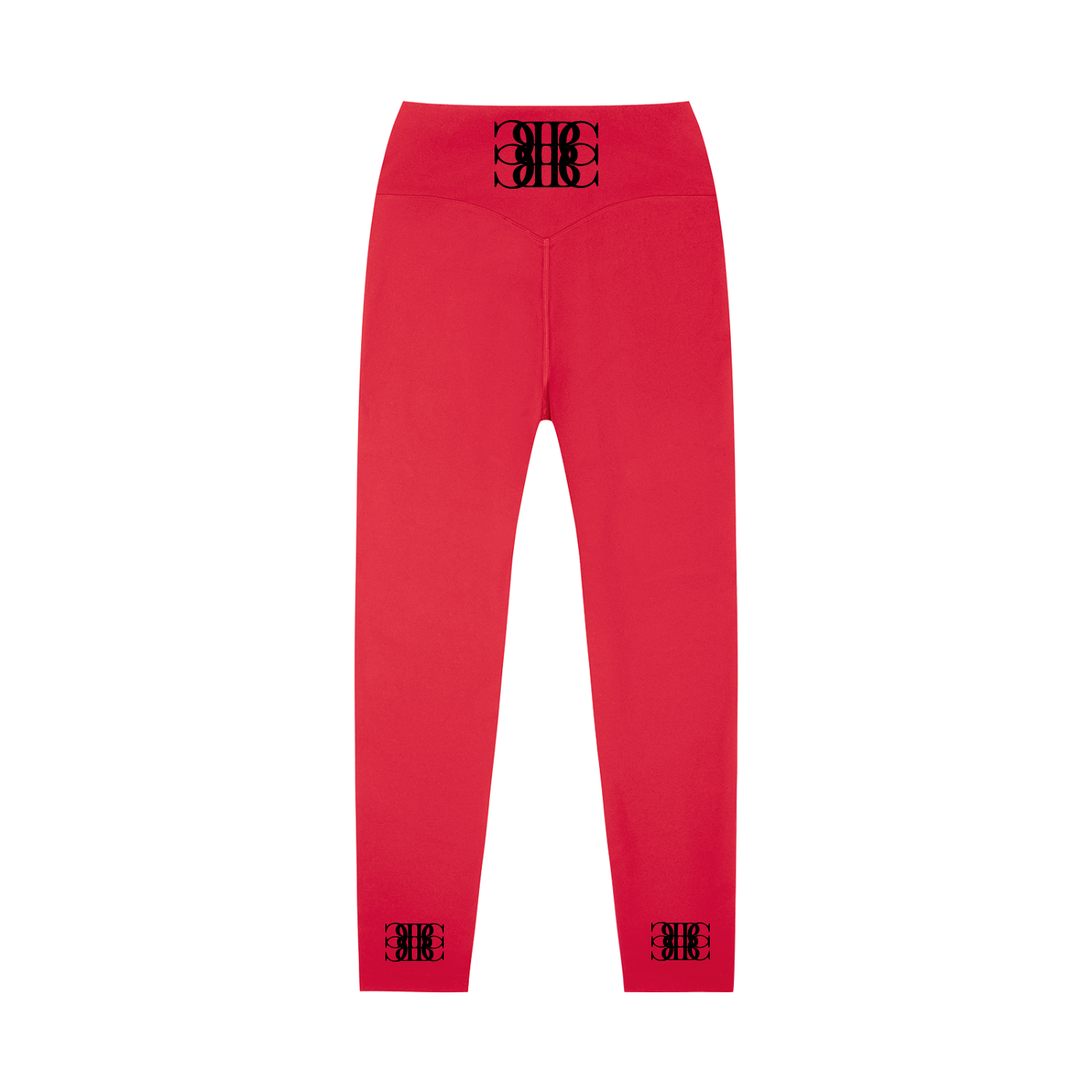 Beau Chaos Women's "BC Mirror" Logo High-Waisted Yoga Leggings