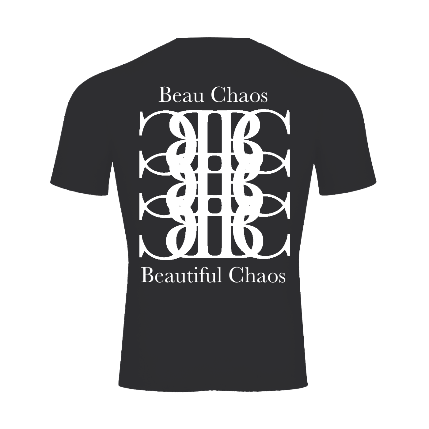 Beau Chaos Men's "BC Mirror" Logo Performance Short Sleeve T-Shirt