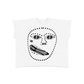 Beau Chaos Unisex "Face Phase 1 & 2" Logo Raw Edge Boxy Non-Shrink T-Shirt