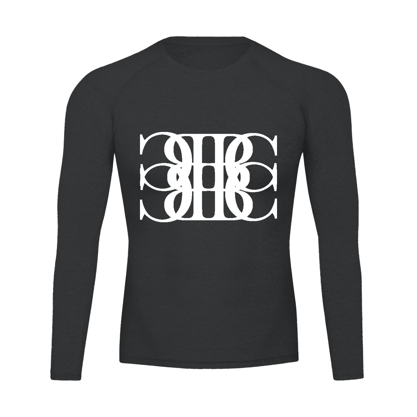 Beau Chaos Men's "BC Mirror & BC Stack" Logo Performance Long Sleeve T-Shirt