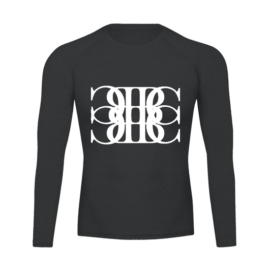 Beau Chaos Men's "BC Mirror & BC Stack" Logo Performance Long Sleeve T-Shirt