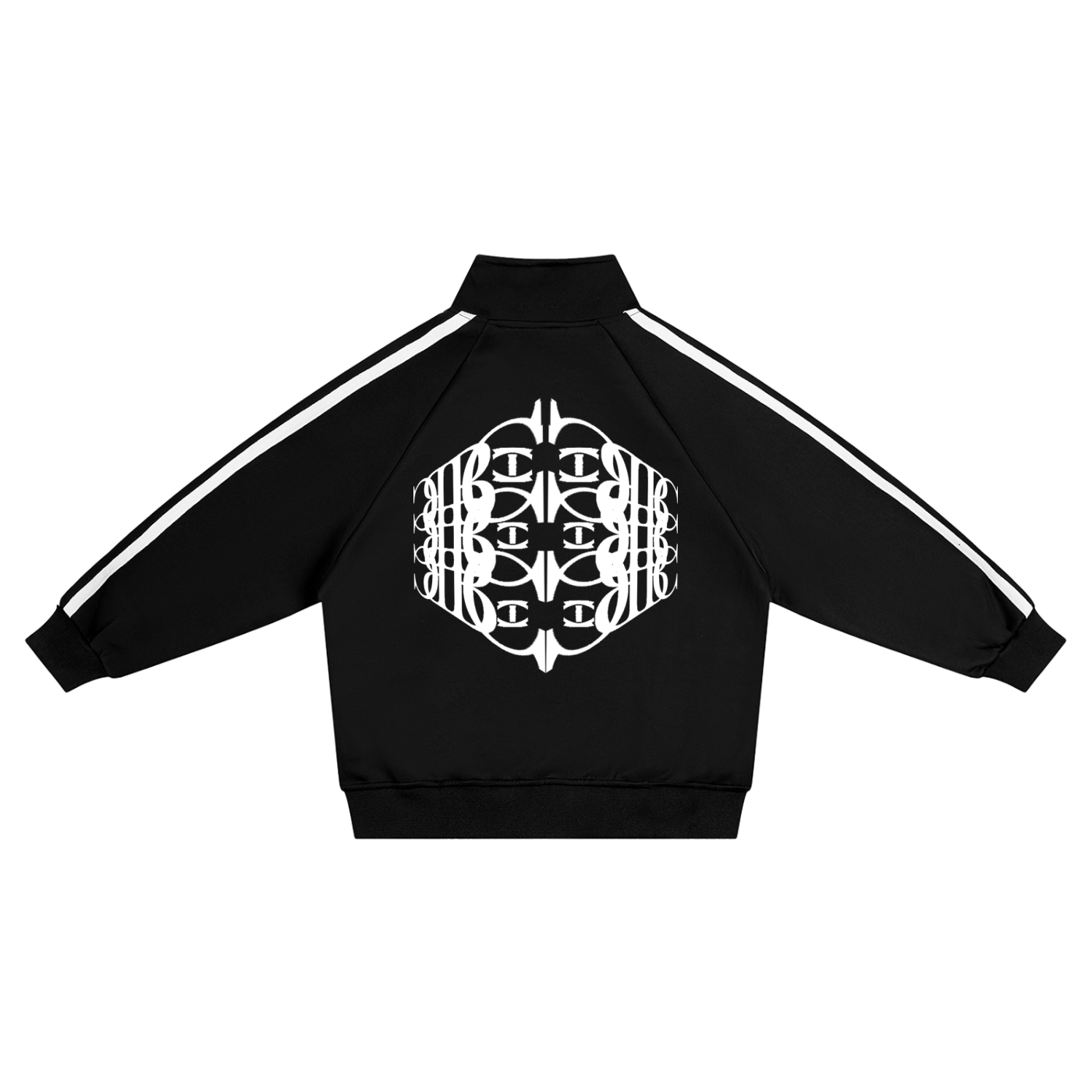 Beau Chaos Kids’ "BC Mirror & BC Perspective" Logo Contrast Tape Coach Jacket