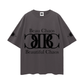 Beau Chaos Unisex "Name, Wide Stretch & BC Perspective" Logo Streetwear Loose Drop Shoulder T-Shirt