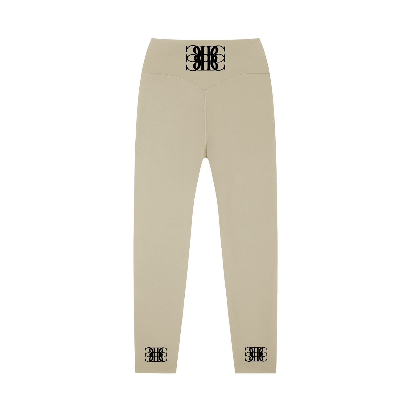 Beau Chaos Women's "BC Mirror" Logo High-Waisted Yoga Leggings