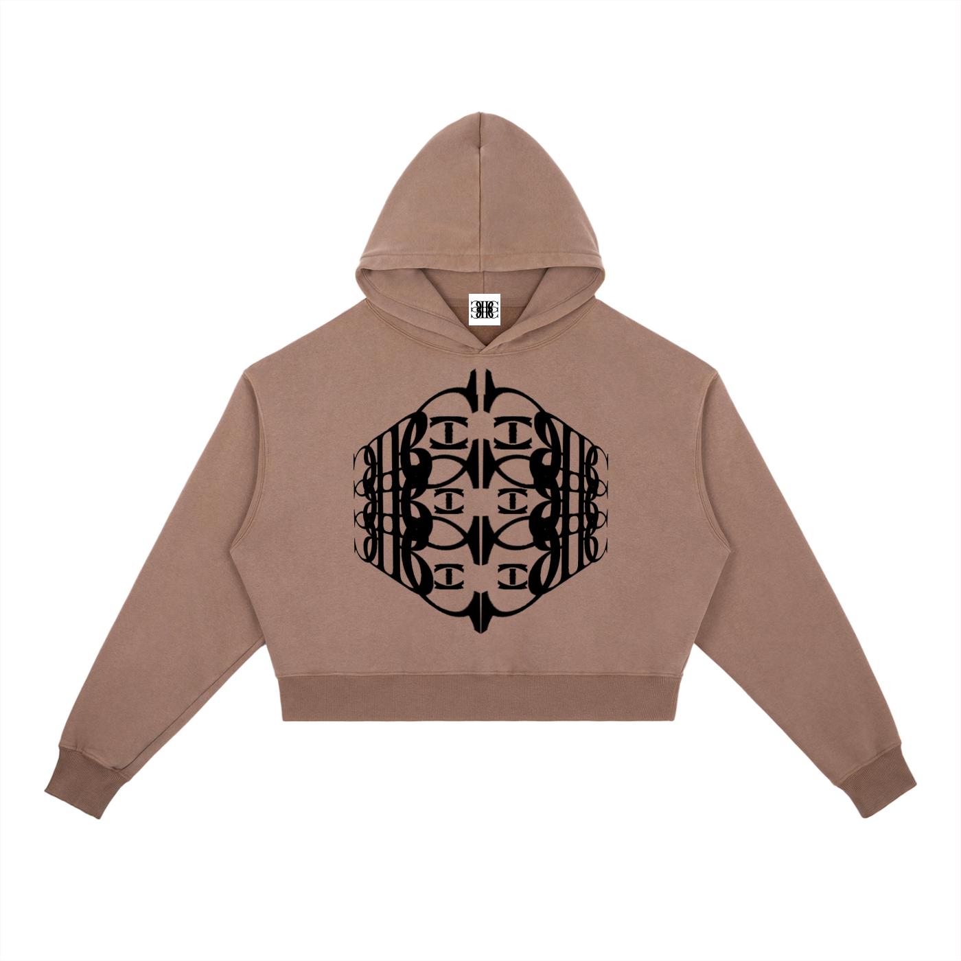 Beau Chaos Women's "BC Perspective & BC Stack" Logo Vintage Washed Heavyweight Hoodie