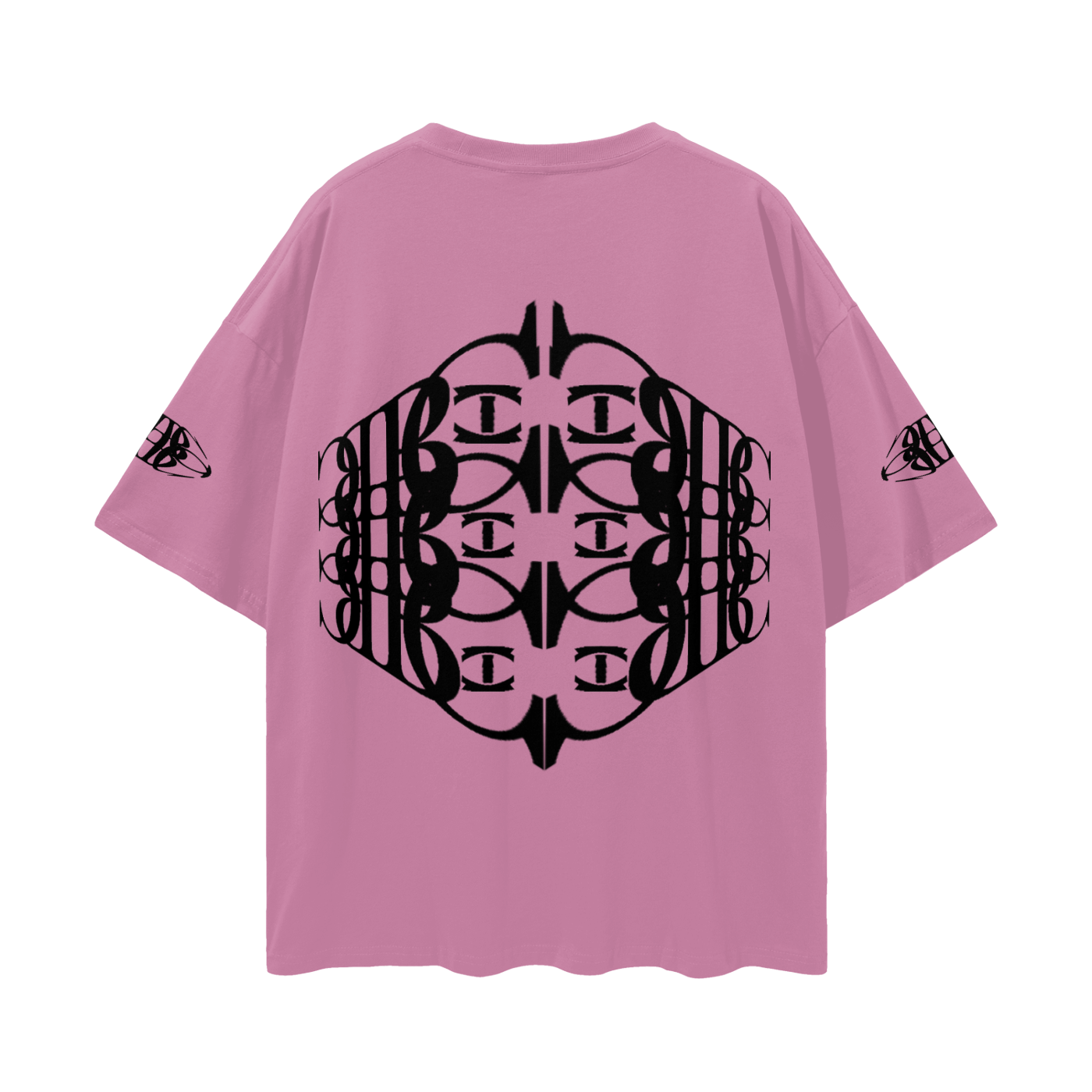 Beau Chaos Unisex "Name, Wide Stretch & BC Perspective" Logo Streetwear Loose Drop Shoulder T-Shirt