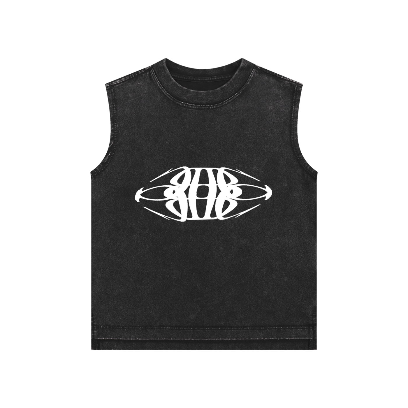 Beau Chaos Kids' "Tall & Wide Stretch" Logo Snow Washed Tank Top