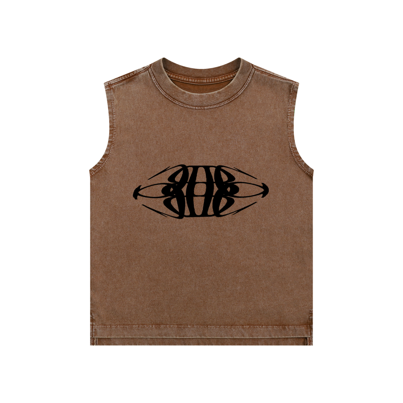 Beau Chaos Kids' "Tall & Wide Stretch" Logo Snow Washed Tank Top