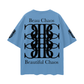 Beau Chaos Unisex "Face Phase 3, Tall Stretch & BC Stack" Logo Streetwear Loose Drop Shoulder T-Shirt