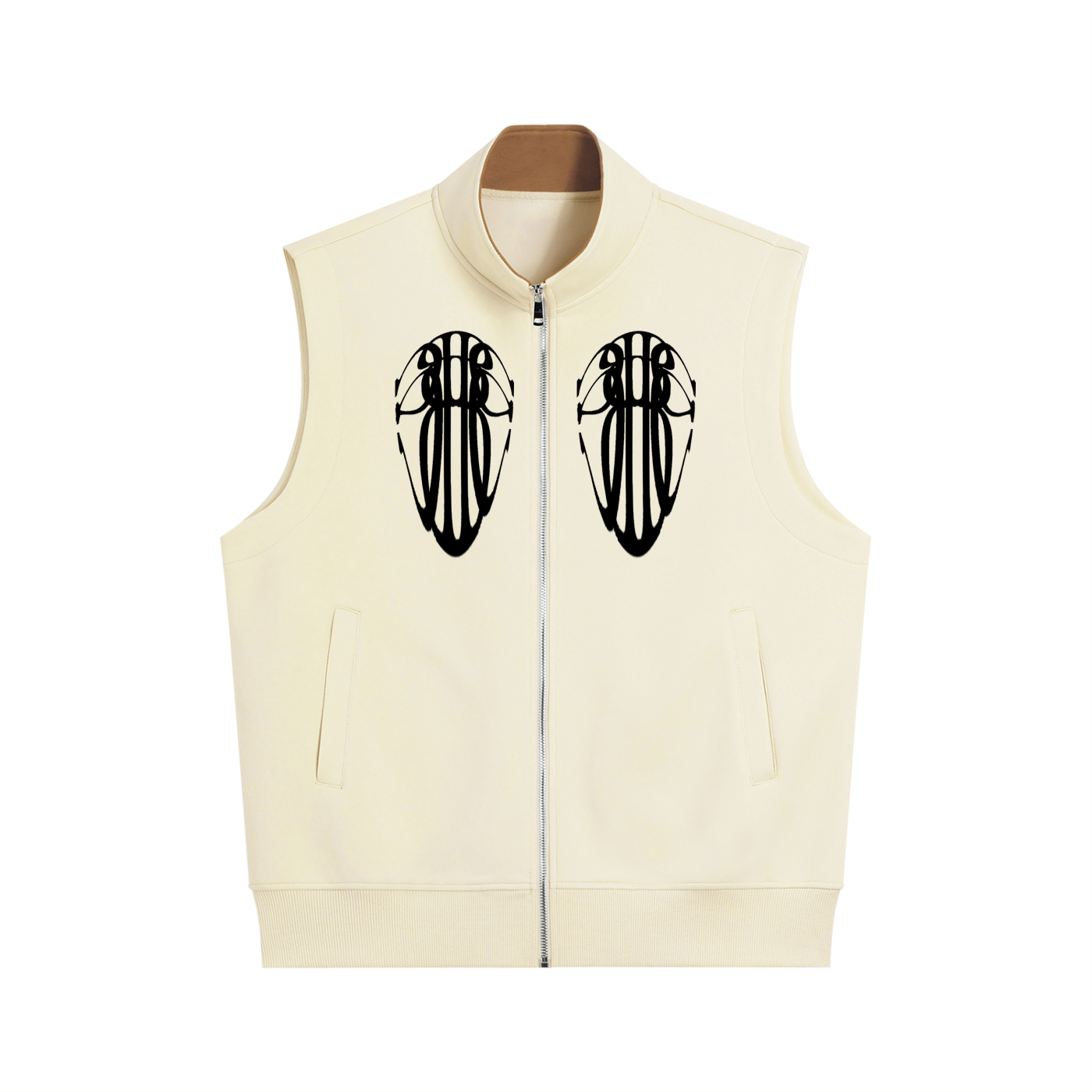 Beau Chaos Unisex "Tall Stretch & BC Stack" Logo Heavyweight Vest