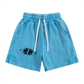 Beau Chaos Kids' "Tall & Wide Stretch" Logo Snow Washed Shorts
