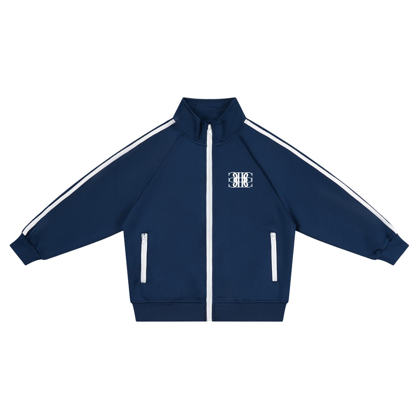 Beau Chaos Kids’ "BC Mirror & BC Perspective" Logo Contrast Tape Coach Jacket