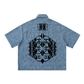 Beau Chaos Unisex "Name, BC Mirror, & BC Perspective" Logo Distressed Wash Short-Sleeve Shirt