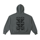 Beau Chaos Men's "BC Stack, Face Phase 2 & 3" Logo Full-Zip Boxy Hoodie