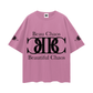 Beau Chaos Unisex "Name, Wide Stretch & BC Perspective" Logo Streetwear Loose Drop Shoulder T-Shirt