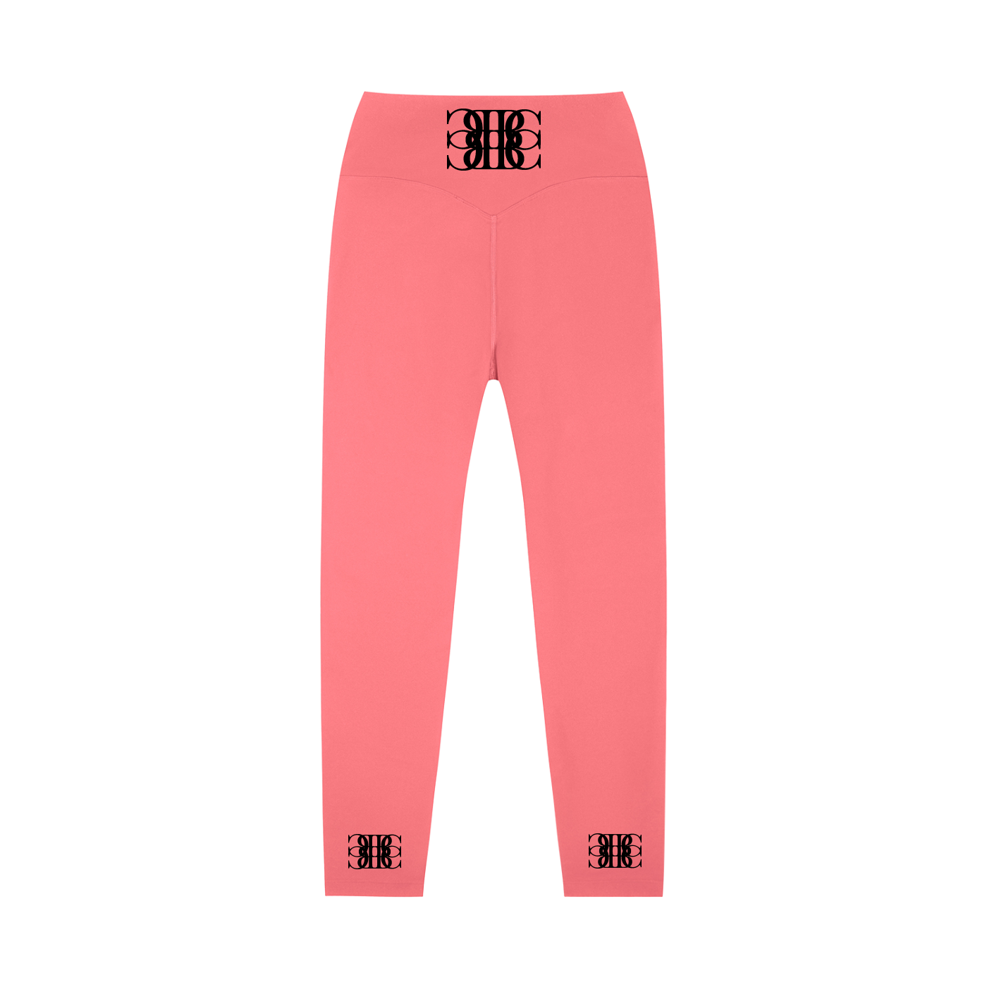 Beau Chaos Women's "BC Mirror" Logo High-Waisted Yoga Leggings