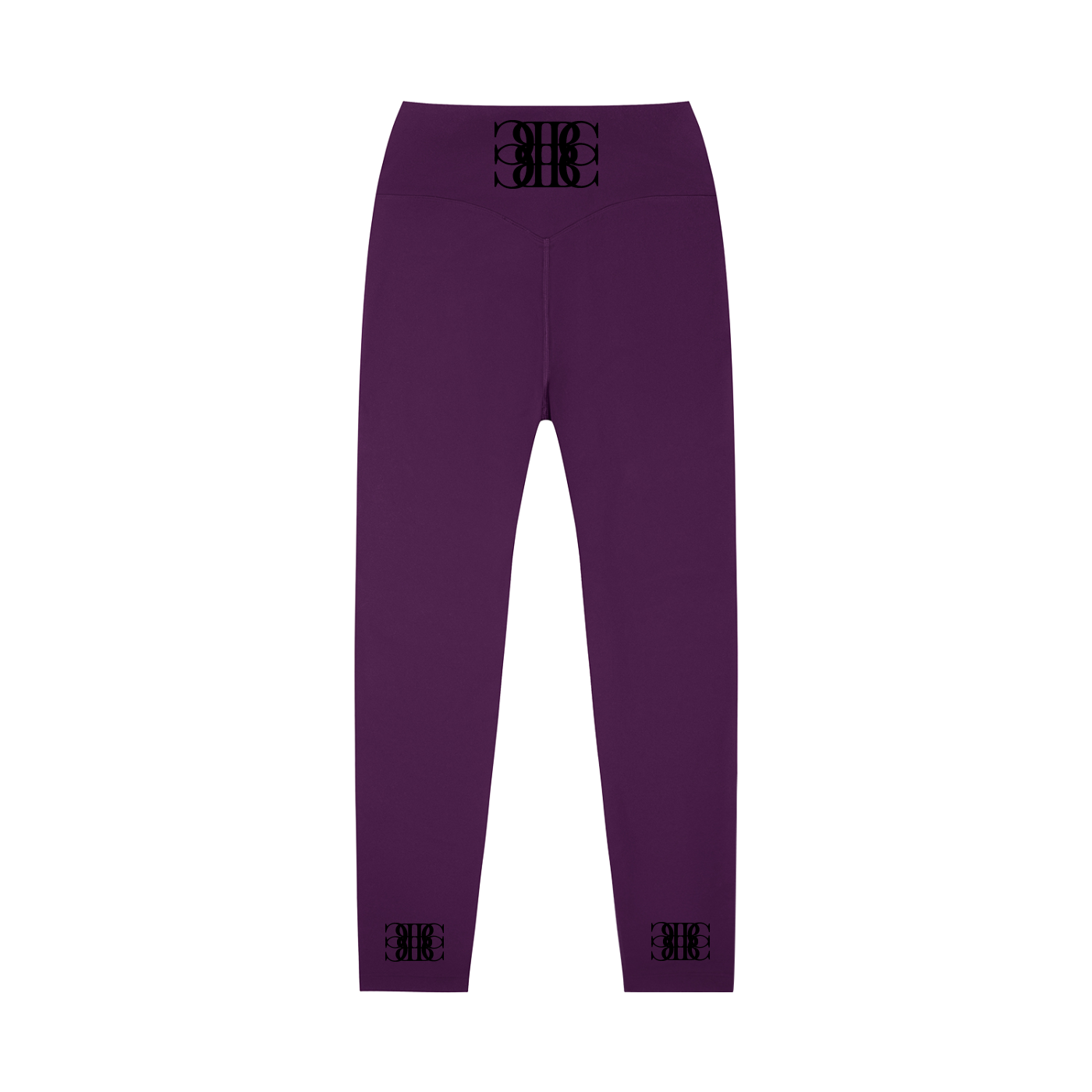 Beau Chaos Women's "BC Mirror" Logo High-Waisted Yoga Leggings