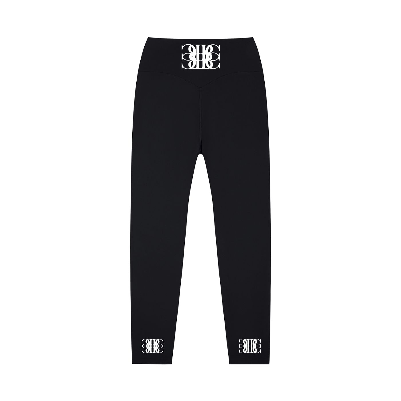 Beau Chaos Women's "BC Mirror" Logo High-Waisted Yoga Leggings