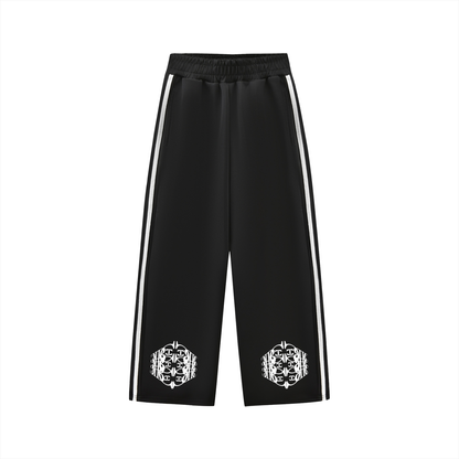 Beau Chaos Kids’ "BC Perspective" Logo Contrast Tape Sweatpants