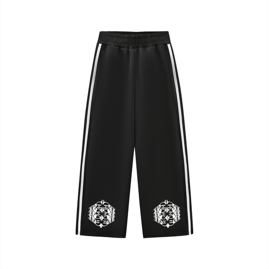 Beau Chaos Kids’ "BC Perspective" Logo Contrast Tape Sweatpants