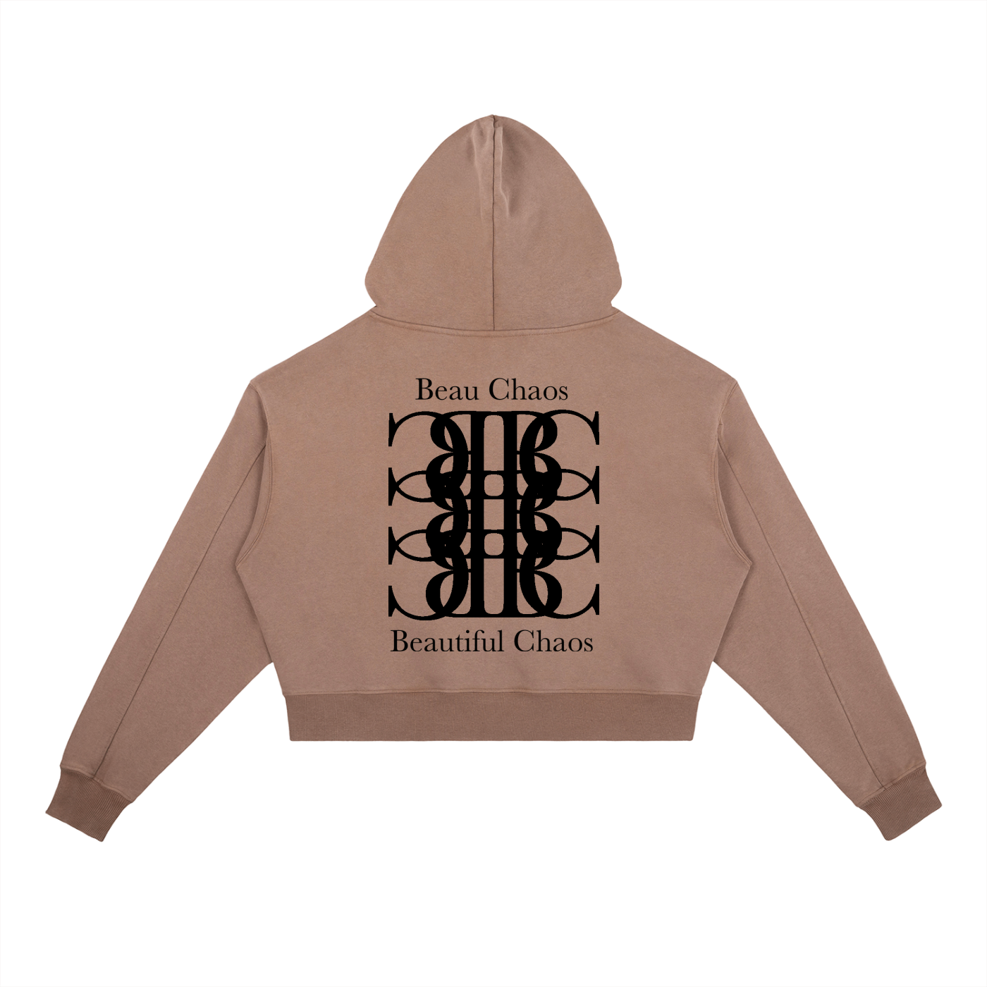 Beau Chaos Women's "BC Perspective & BC Stack" Logo Vintage Washed Heavyweight Hoodie