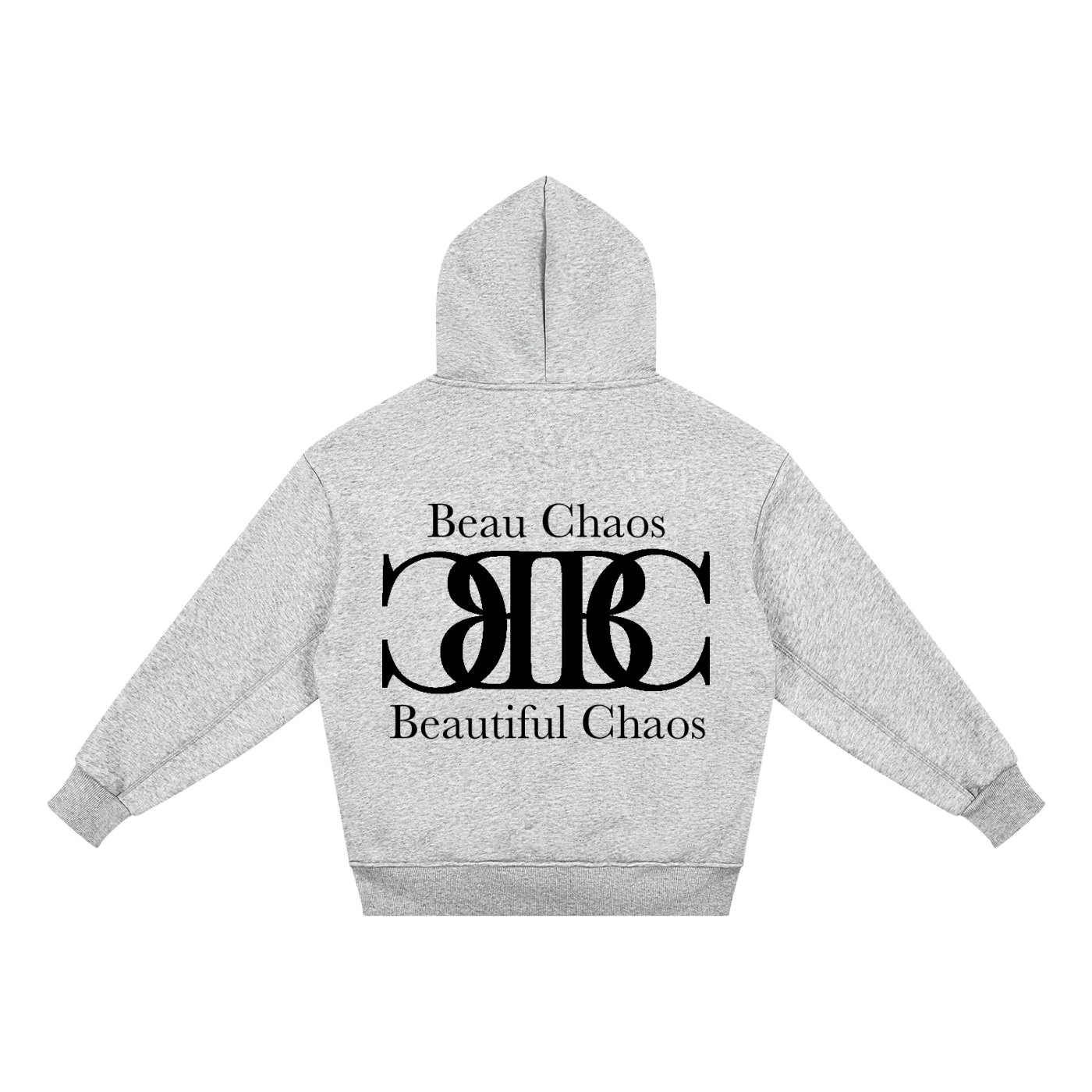 Beau Chaos Kids' "BC Mirror & Name" Logo Hoodie