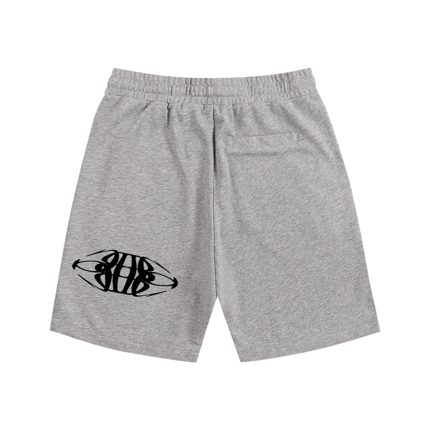 Beau Chaos Unisex "BC Mirror & Wide Stretch" Logo Shorts