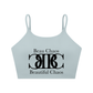 Beau Chaos Women's "Name & BC Mirror" Logo Spaghetti Strap Yoga Sports Bra