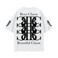 Beau Chaos Unisex "Face Phase 3, Tall Stretch & BC Stack" Logo Streetwear Loose Drop Shoulder T-Shirt