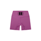 Beau Chaos Women's "BC Mirror" Logo High-Waisted Biker Shorts