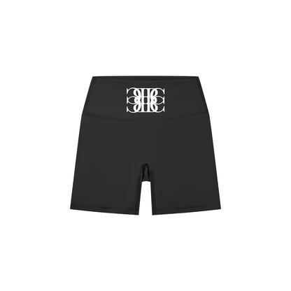 Beau Chaos Women's "BC Mirror" Logo High-Waisted Biker Shorts
