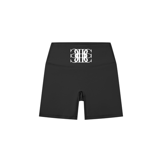 Beau Chaos Women's "BC Mirror" Logo High-Waisted Biker Shorts