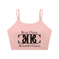 Beau Chaos Women's "Name & BC Mirror" Logo Spaghetti Strap Yoga Sports Bra