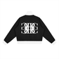 Beau Chaos Women's "Name & BC Mirror" Logo Contrast Side Stripe Cropped Track Jacket